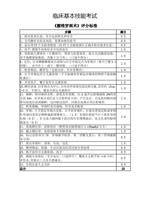 腰椎穿刺术