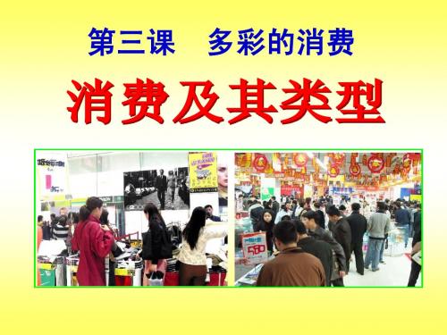 第三课 多彩的消费