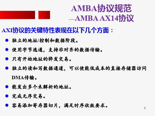 AXI4-协议规范