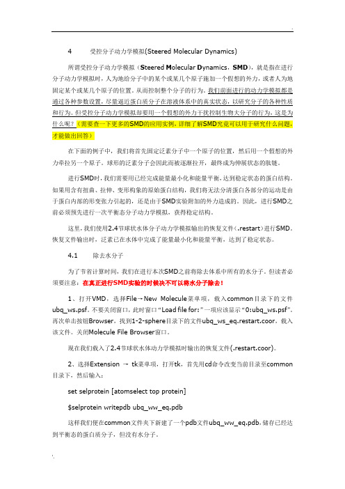 NAMD入门教程(三)