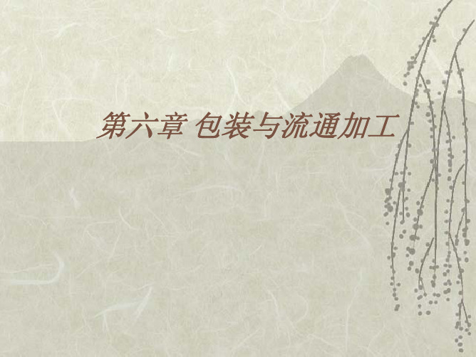 第六章_包装与流通加工