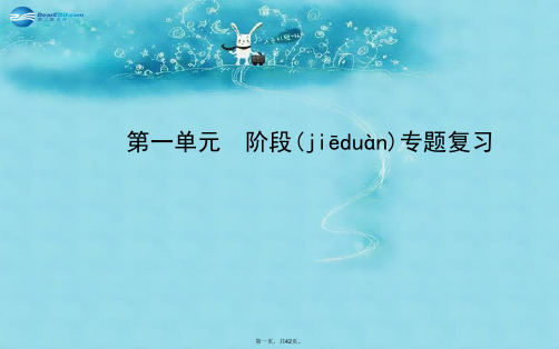 九年级化学上册 第一单元 走进化学世界阶段专题复习课件 (新版)新人教版