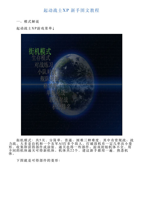 起动战士XP新手图文教程