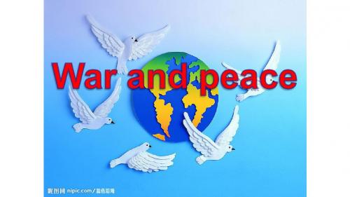 外研版高考英语选修6 Module 6《War and Peace》课件