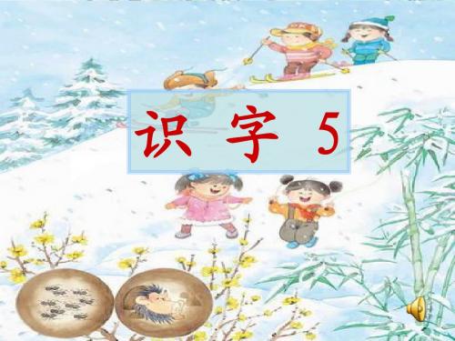 苏教版小学语文第三册识字5课件