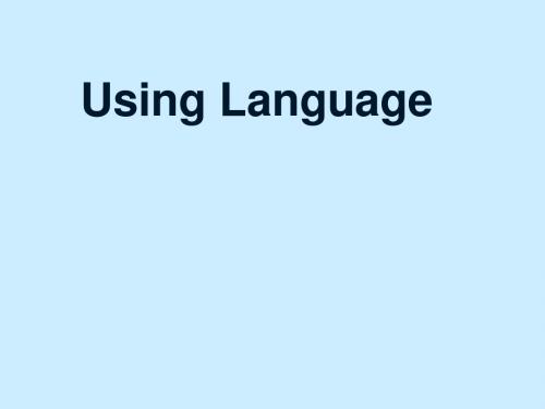 英语：Unit1《Great scientists》课件Using language(4)(新人教版必修5)