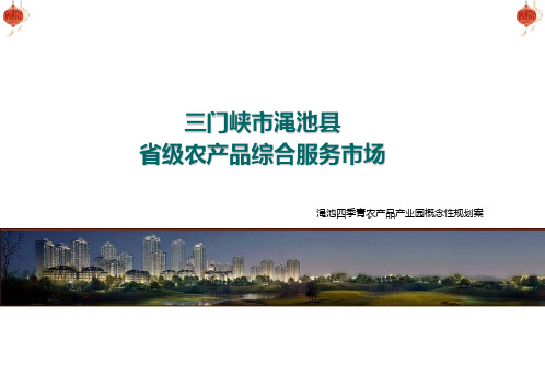 渑池四季青农副产品产业园概念性规划提案 (1)