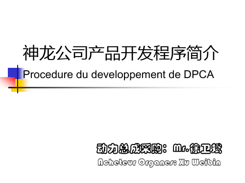 DPCA工作程序简介