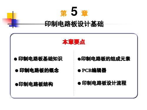 第5讲印制电路板设计基础