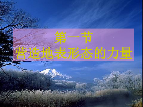 营造地表形态的力量ppt课件