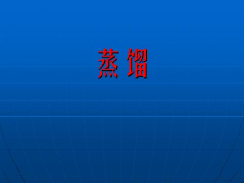 蒸馏课件