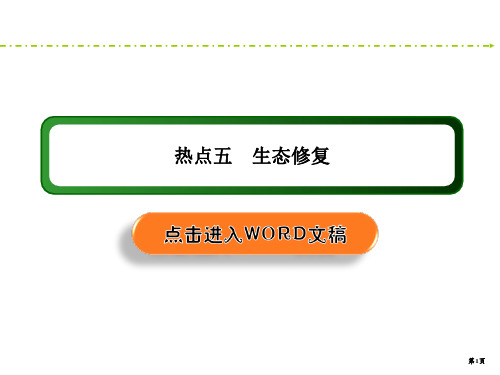 2020新课标地理二轮新讲练课件：热点突破练
