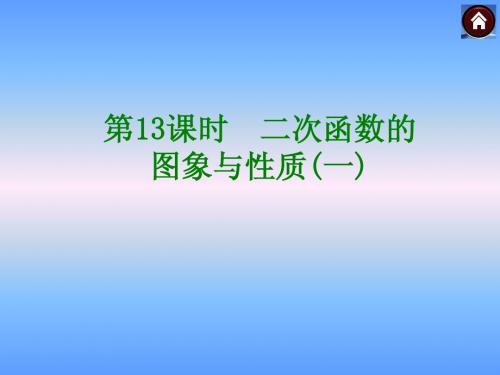 中考复习第13课时二次函数的图象与性质一课件
