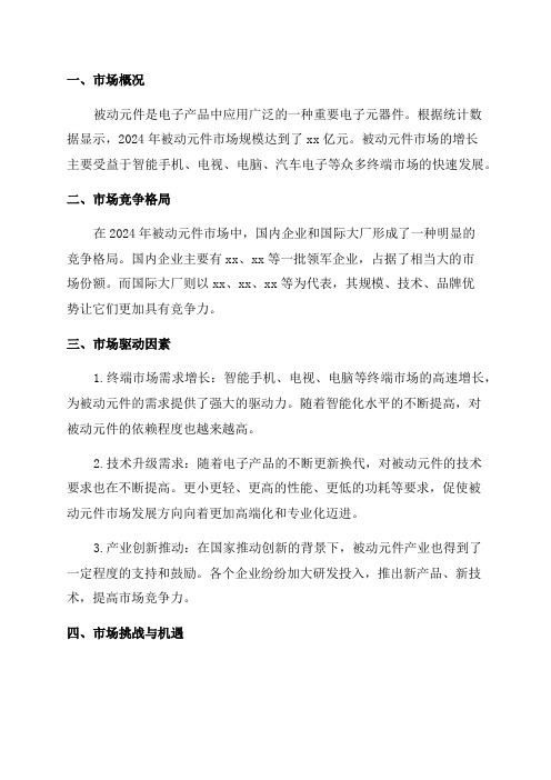 2024年被动元件产业深度分析报告