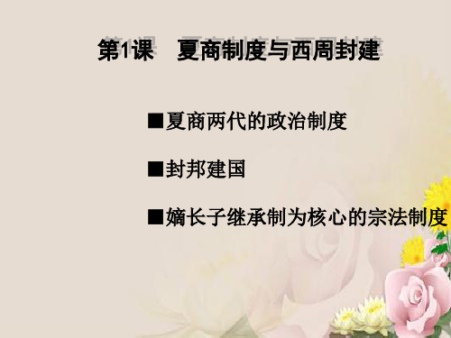 夏商制度与西周封建PPT课件9 岳麓版