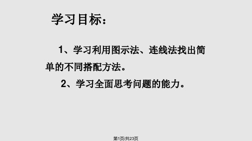 三年级有趣的搭配PPT课件