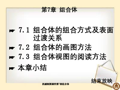 机械制图课件第7章组合体