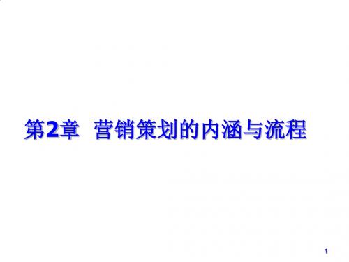 营销策划的内涵及其流程PPT课件( 56页)