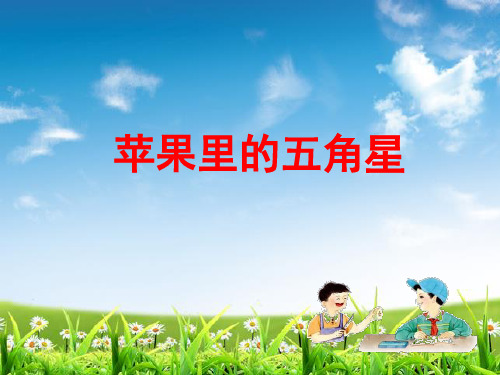5苏教版四年级语文下册PPT课件_苹果里的五角星