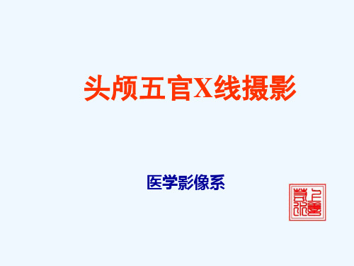 X线摄影位置学头颅五官摄影位置