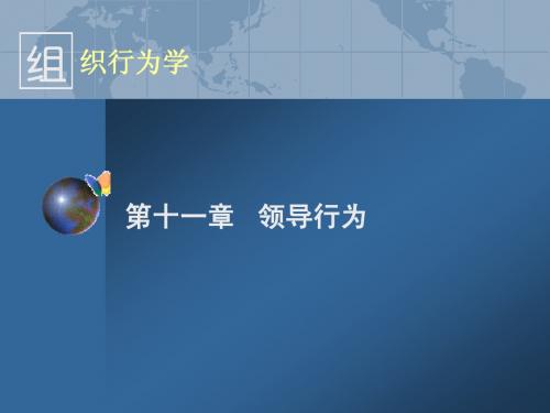 组织行为学-C11