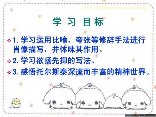 终《列夫·托尔斯泰》ppt