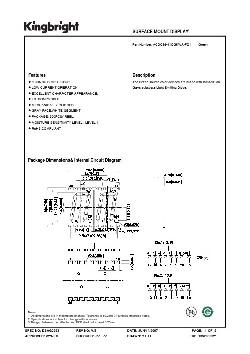 ACDC56-41CGKWA-F01中文资料