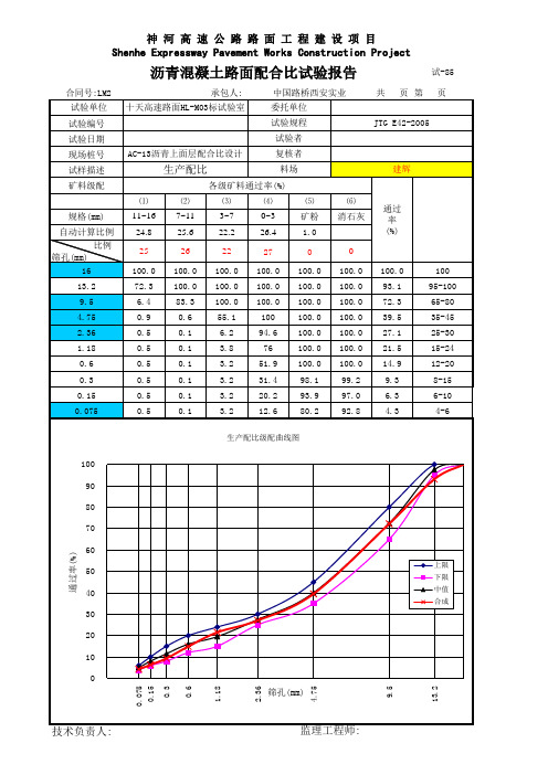 AC-13配比自动计算比例