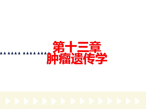 医学遗传学课件第十三章