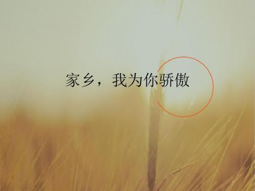 品德与社会课件-北师大版四年级上册品德与社会《第三单元 家乡,我为你骄傲》3 精品