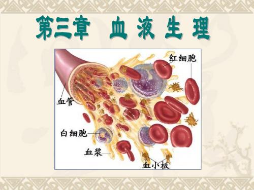 生理学教学课件-第三章 血液生理