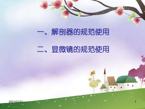中学生物实验的常用工具ppt(北京版七上)PPT教学课件