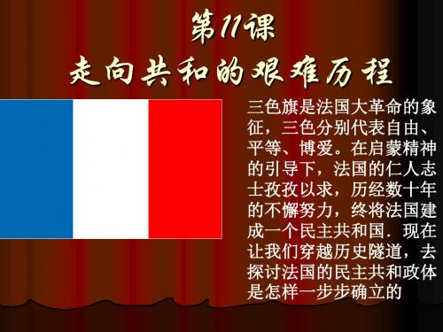 走向共和的艰难历程PPT课件11 岳麓版