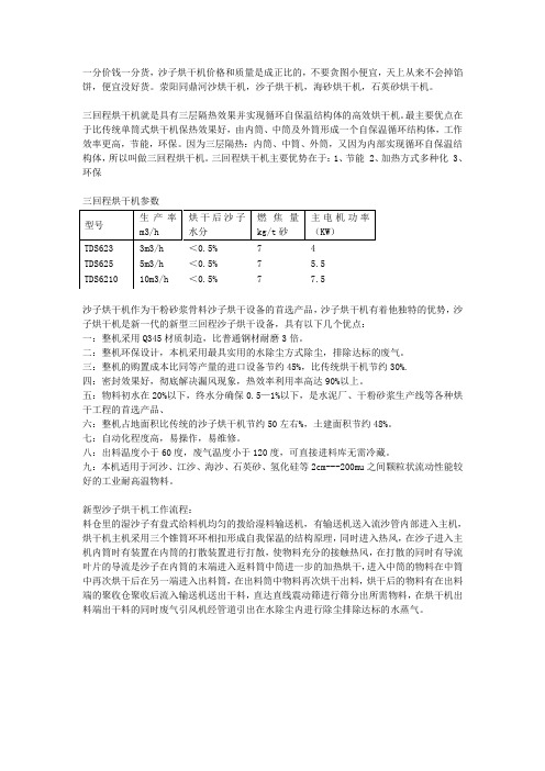 河沙烘干机