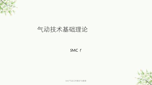 SMC气动元件维护与维修课件