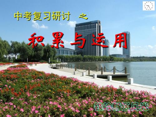 2015中考语文复习研讨之积累与运用优秀PPT教学课件