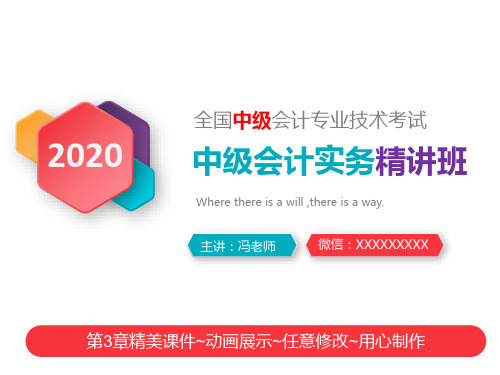 【备考2020】会计精美课件《中级会计实务》第三章_固定资产