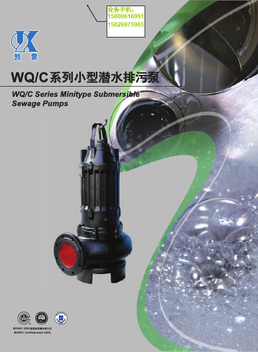 小型潜水排污泵WQC系列