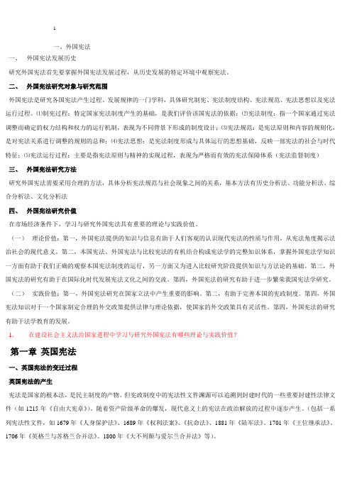 外国宪法