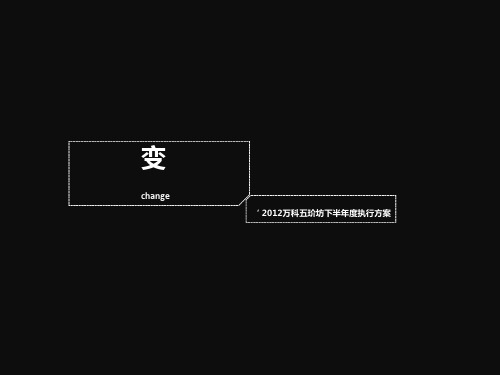 XXXX上海某地产五玠坊下半年度执行方案102P