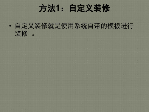 淘宝网开店之店铺装修的四种方法