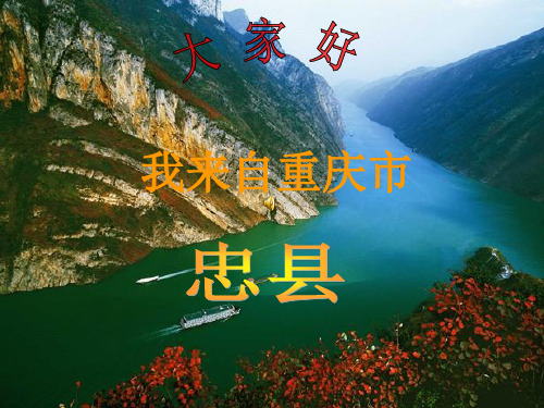 我的家乡  重庆市忠县