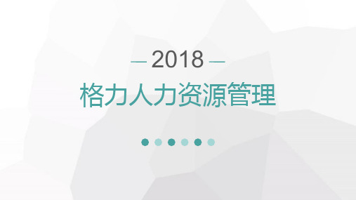 格力人力资源管理分析
