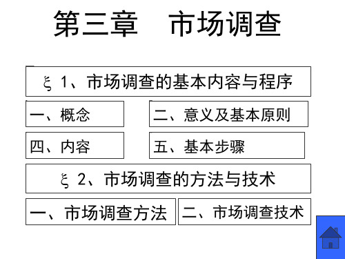 市场调查的基本内容、程序与方法PPT(45张)