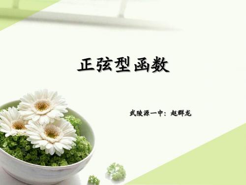 正弦型函数