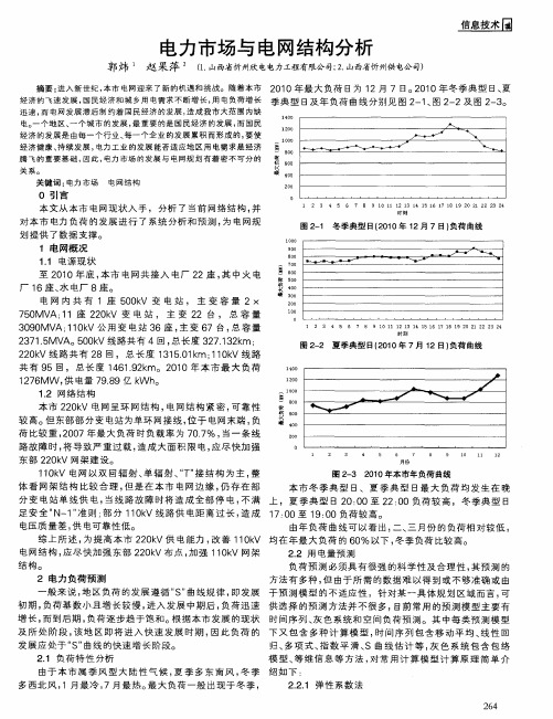 电力市场与电网结构分析