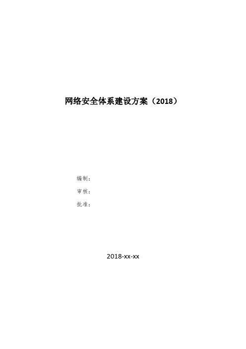 网络安全体系建设方案