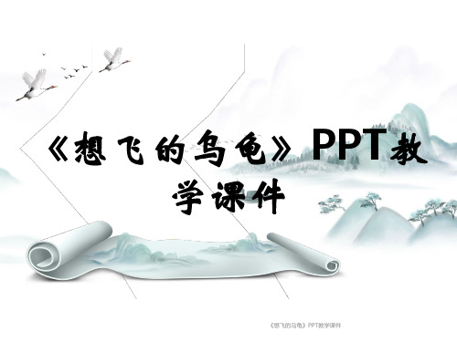 《想飞的乌龟》PPT教学课件