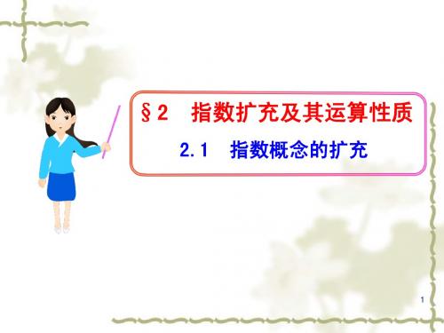 §2__2.1__指数概念的扩充