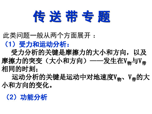 传送带经典课件(上课)